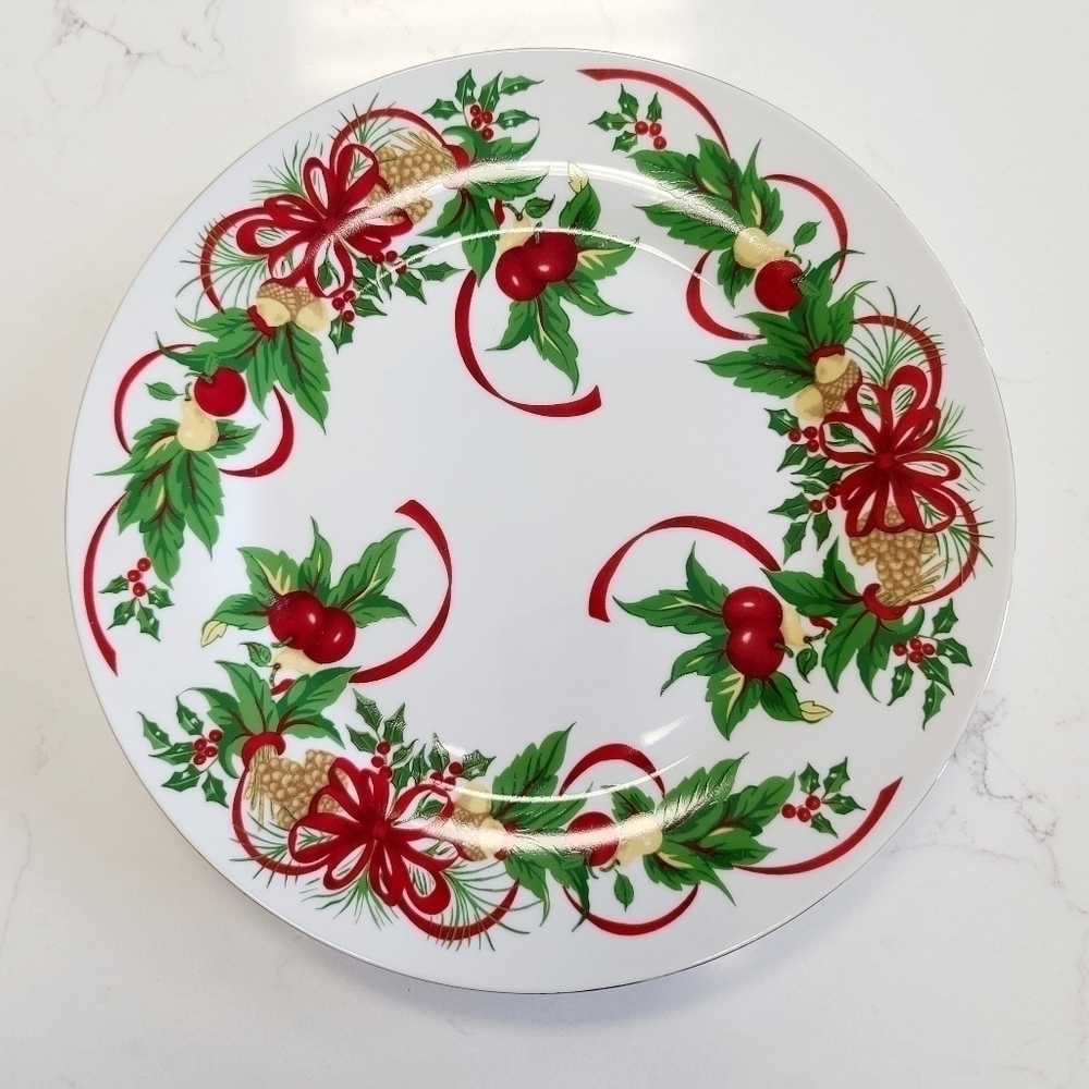 Baum brothers christmas dinner plates
